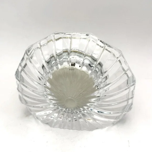 Crystal Desk Clock France Staiger Germany Quartz Cut Glass WORKS w/ Battery - Picture 5 of 16